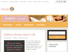 Tablet Screenshot of hijabiworld.com